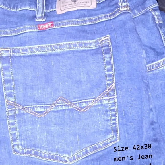 Men's slim straight Wrangler jeans - Picture 1 of 2